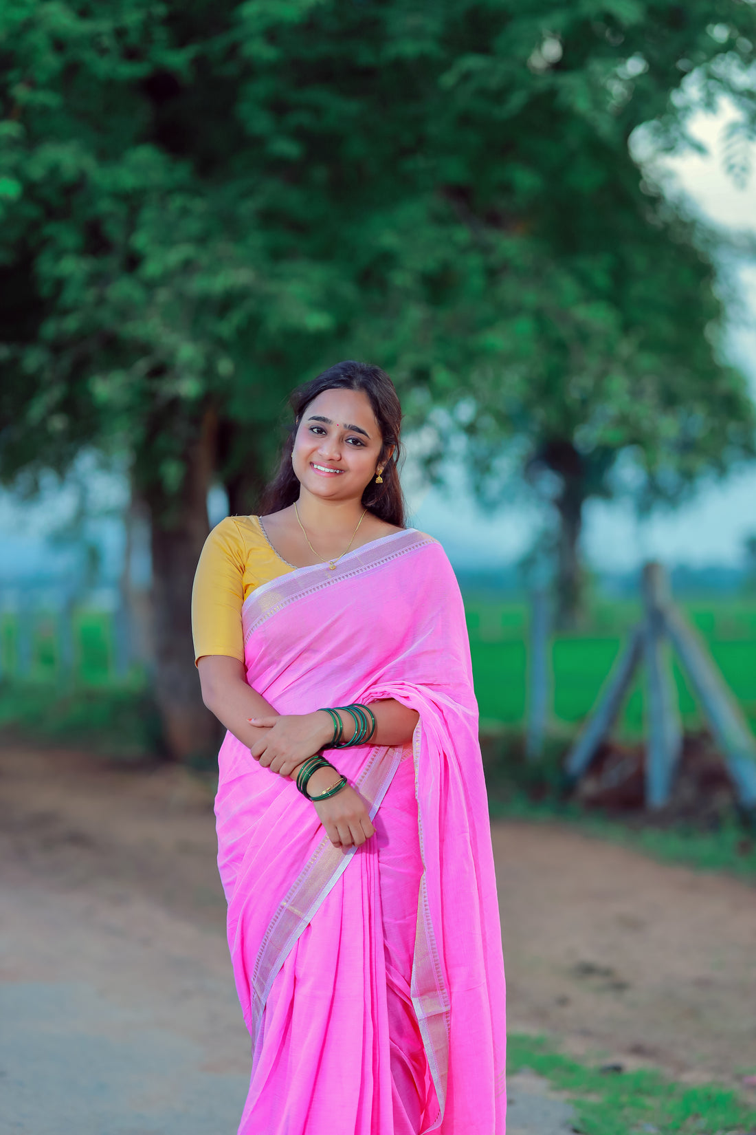 Premimum Traditional mangalgiri design modal cotton saree