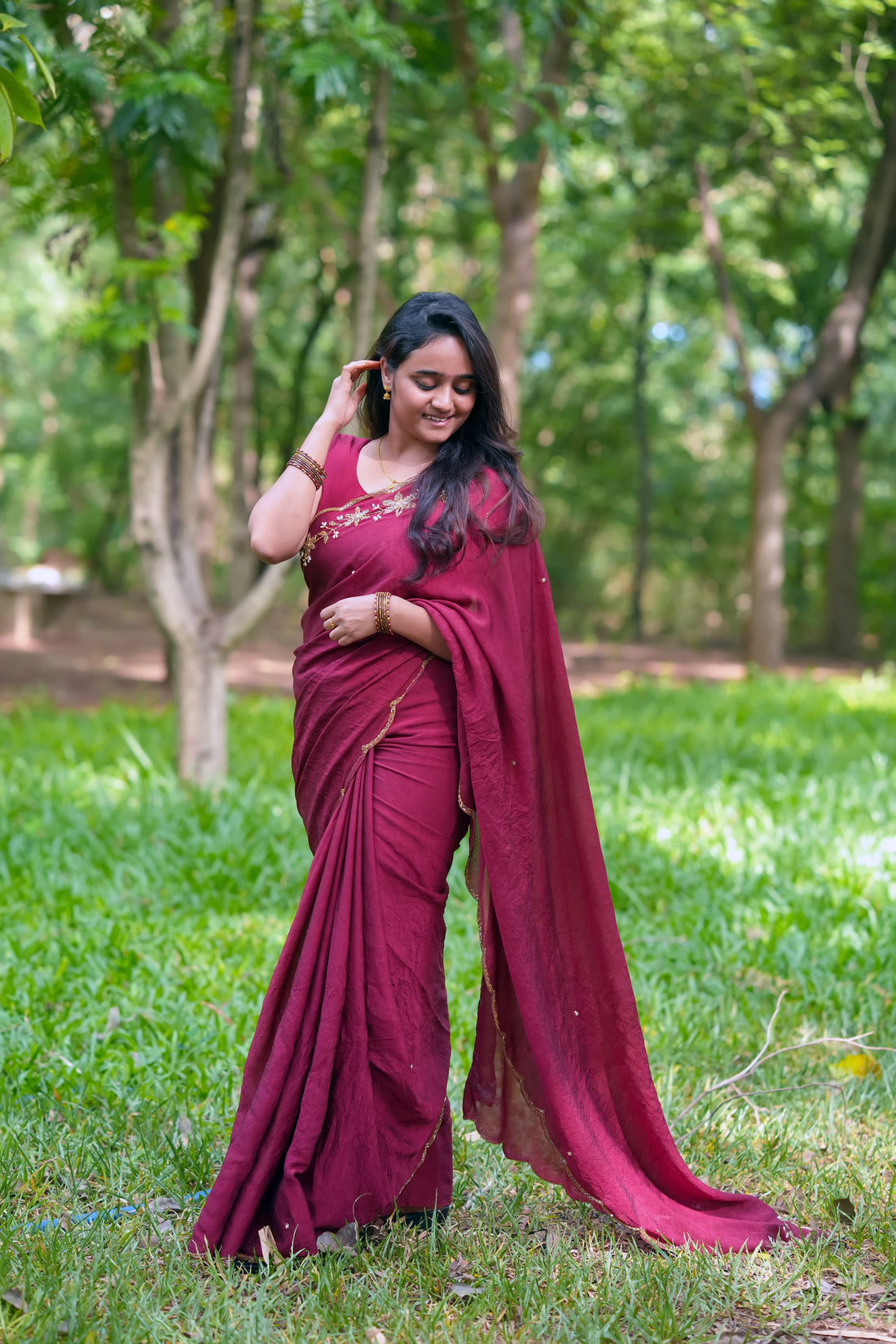 Preimum Very Soft nd Elegant Rich look Rangoli Crushed saree