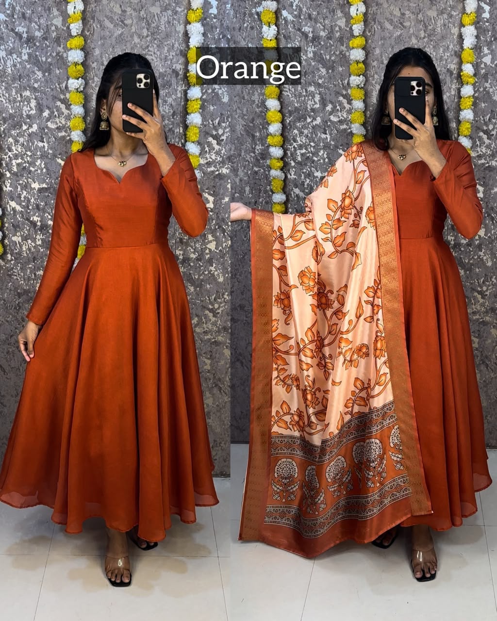 Blooming vichithra silk With Mayura silk Dupatta
