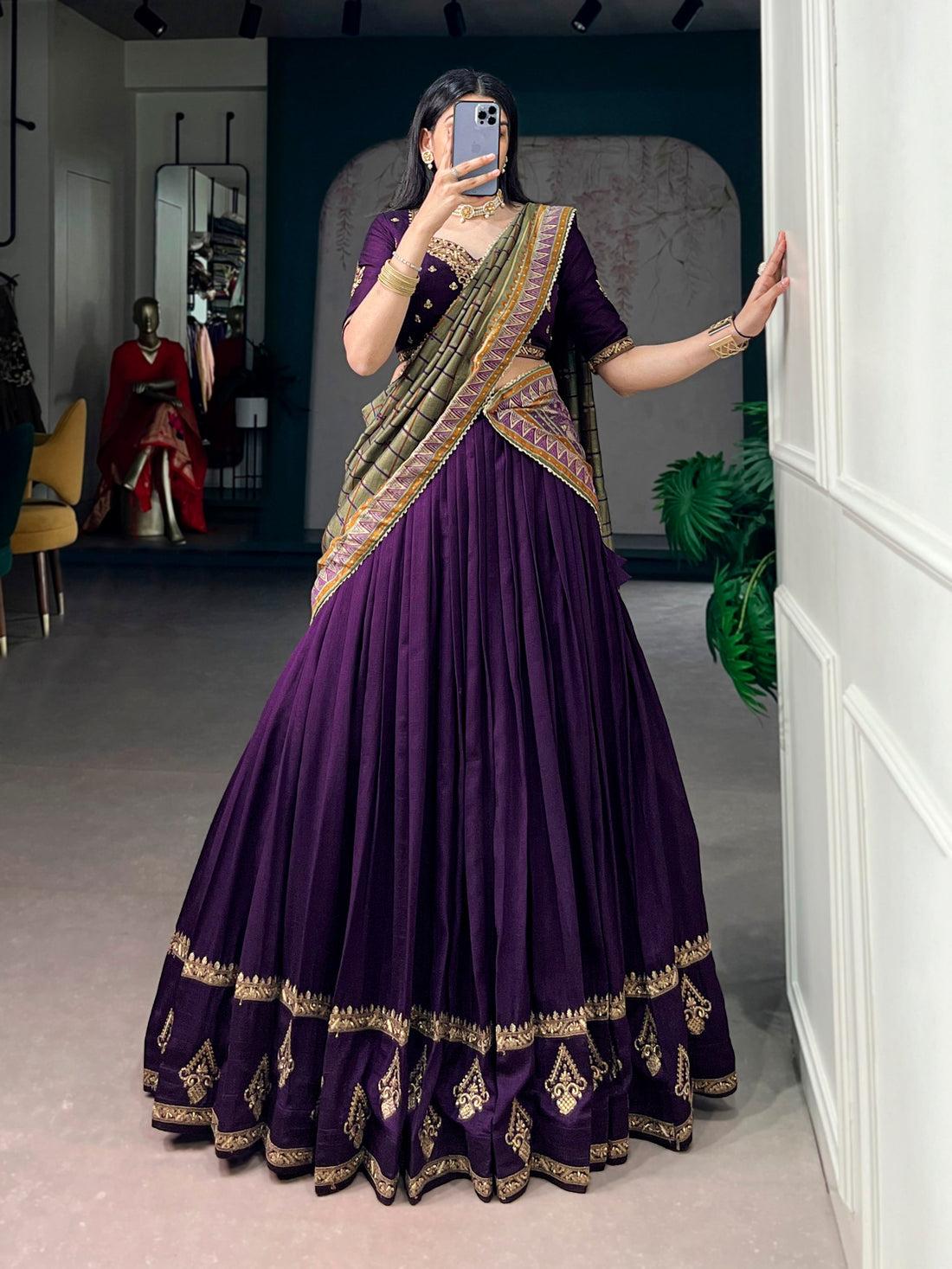 Royal Vichitra Silk Lehenga Choli