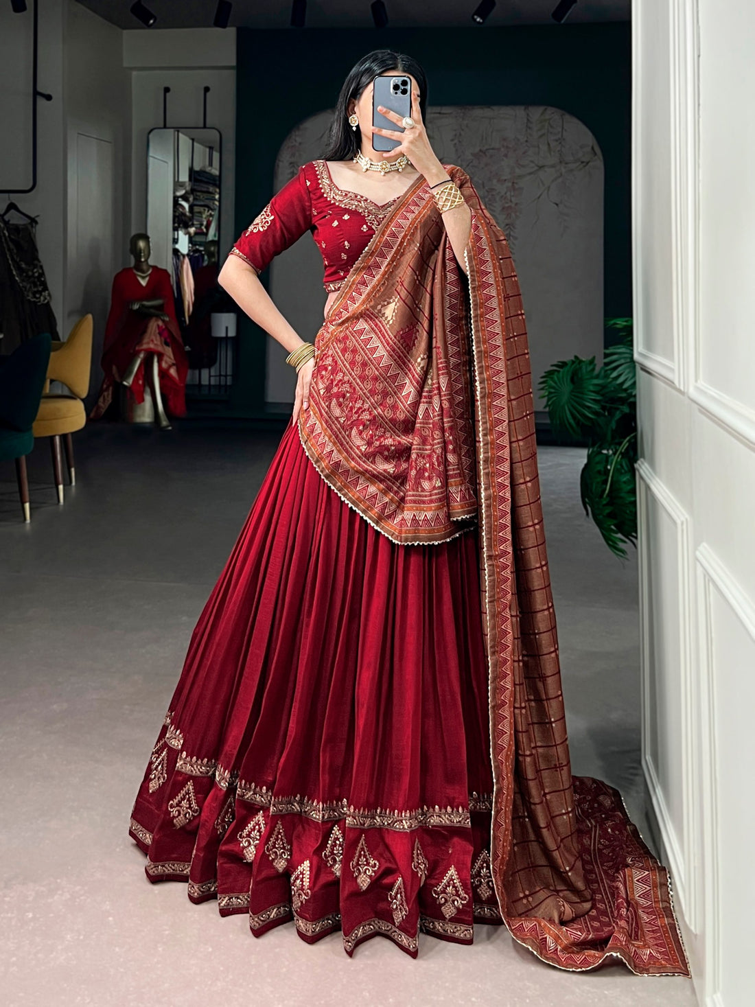 Royal Vichitra Silk Lehenga Choli