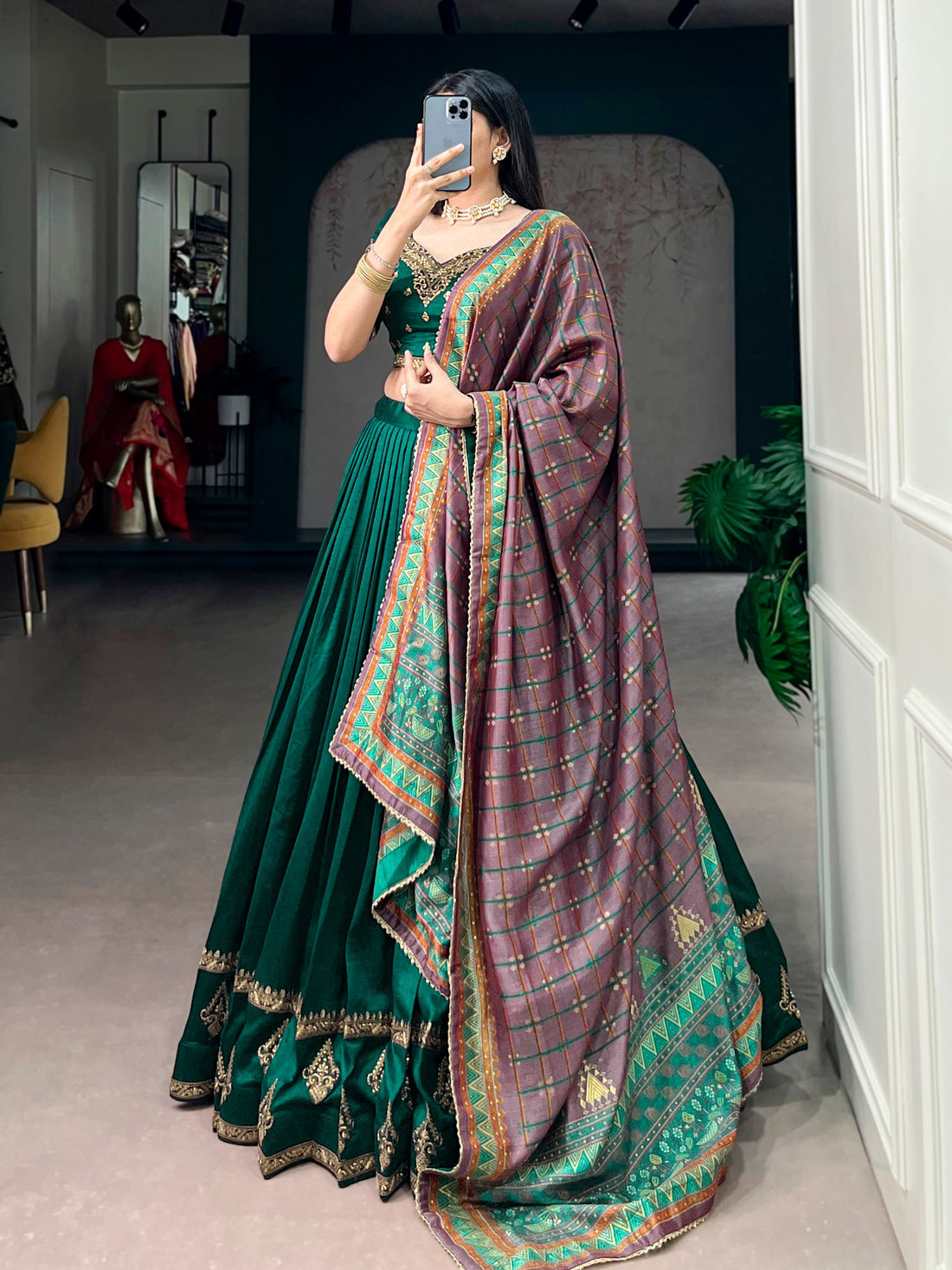 Royal Vichitra Silk Lehenga Choli