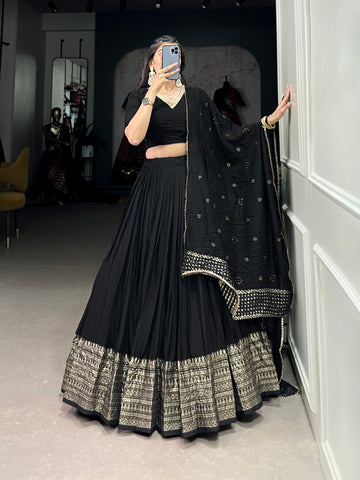 Premium Pure Chanderi Lehenga Choli