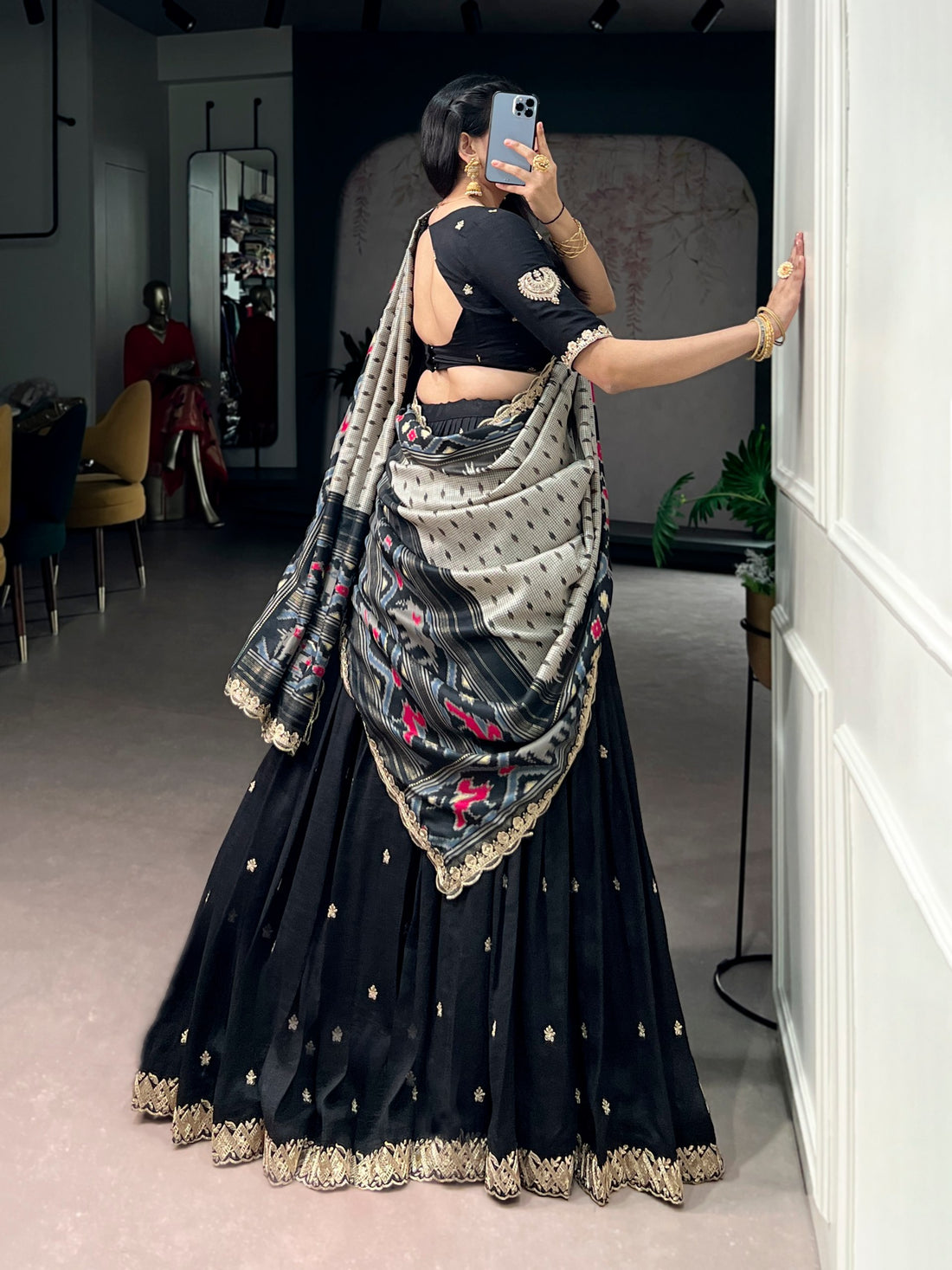 Premium Vichitra Silk Lehenga Choli