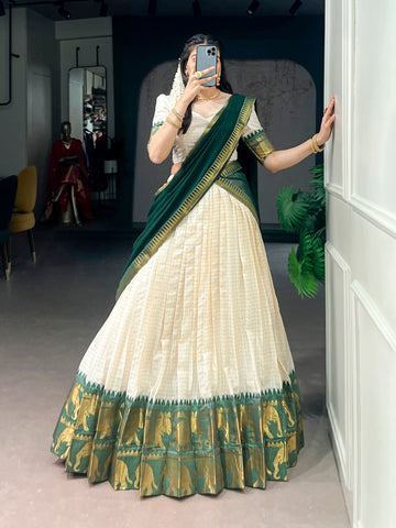 Traditional Poly Cotton Lehenga Choli