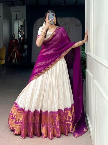 Traditional Poly Cotton Lehenga Choli