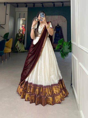 Traditional Poly Cotton Lehenga Choli