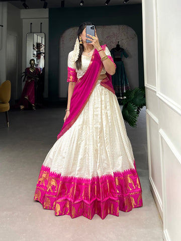 Traditional Poly Cotton Lehenga Choli